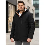 Pánská zimní bunda s kapucí černá FashionStreet TX4992 L