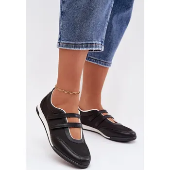 Dámské baleríny Sportovní dámské baleríny S Pásky Černé Farvessa 41