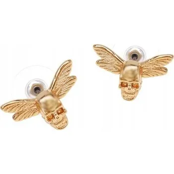 Náušnice Náušnice křídlaté lebky COLIBRA