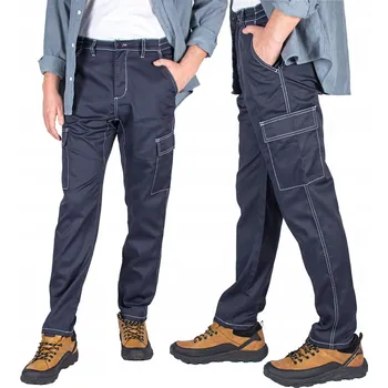 Pánské kalhoty Pohodlné kalhoty pánské pracovní kalhoty do pasu BOZP bojovky 52 XL pas 98/102 cm FIRI