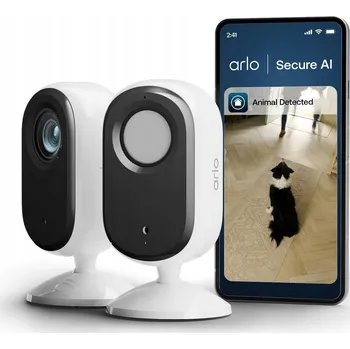 IP kamera Arlo Essential 3 HD Vnitřní Bezpečnostní Kamera VMC2070, sada 2 ks, Kompletní