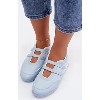 Dámské baleríny Sportovní dámské baleríny s pásky Modré Farvessa 36