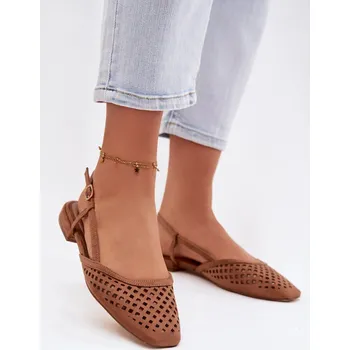 Dámské baleríny Okenní baleríny z eko semiše Camel Farivelle 37