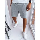 Pánské krátké teplákové šortky světle šedé FashionStreet SX2282 XXL