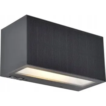 Venkovní osvětlení Venkovní nástěnné svítidlo Lutec šedé s integrovaným LED zdrojem 0 W