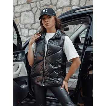 Dámská vesta Dámská prošívaná vesta HOLO černá FashionStreet TY4550 XL