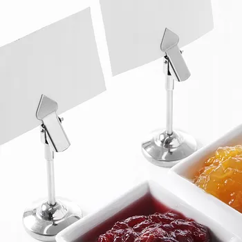 INFORMAČNÍ STOJAN S KLIPEM NA ŠTÍTEK NEBO MENU, SADA 2 KS HENDI