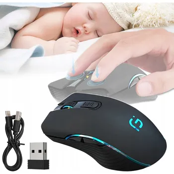 Myš BEZDRÁTOVÁ USB 2.4GHz 1600DPI MYŠ K LAPTOPU/POČÍTAČI