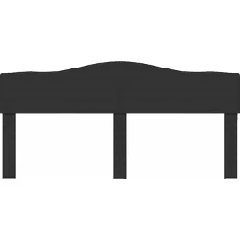 Čelo postele s čelo Černý dub 200 cm Kompozitní dřevo