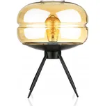 Stolní lampa Interlook Modern-loft béžová, černá 40 W