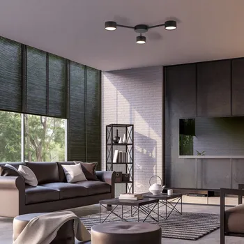 Stropní svítidlo s paticí GX53, ramena AVIA BLACK 4689 TK Lighting