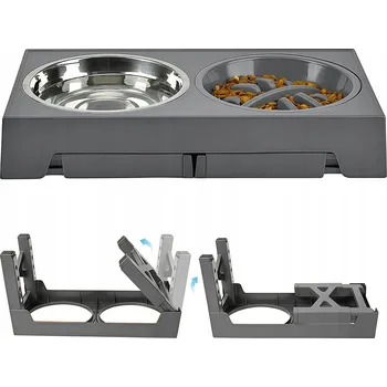 Miska pro psa PROTISKLUZOVÁ MISKA SE ZVÝŠENÝM DNEM PRO MALÉ A STŘEDNÍ PSY