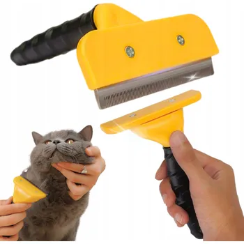 Péče o srst a drápky SAMOČISTÍCÍ KARTÁČ NA SRST PRO PSA KOČKU, HŘEBEN NA VYČESÁVÁNÍ