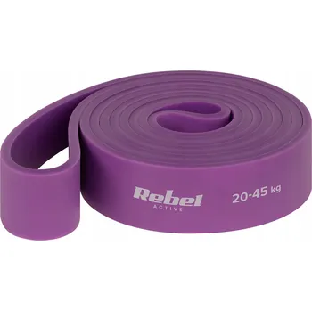 Latexová posilovací guma Power Band PL-4 fialová 20-45 kg Rebel