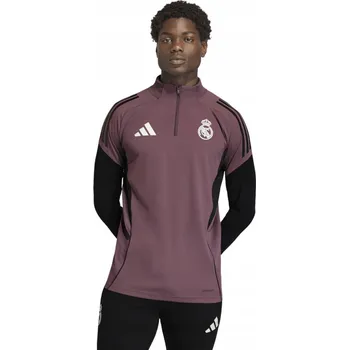 Pánské oblečení ADIDAS REAL MADRID TRAINING TOP (M) Pánská Tréninková Mikina Fialová