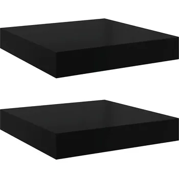 police Police MDF deska VidaXL 23,5 x 23 cm černá