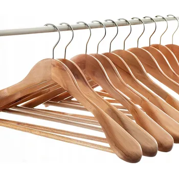 Věšák Dřevěný věšák Kadax závěsný, odstíny hnědé, 6 ks