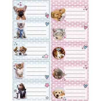 samolepka Samolepky na sešit Beniamin 10 ks