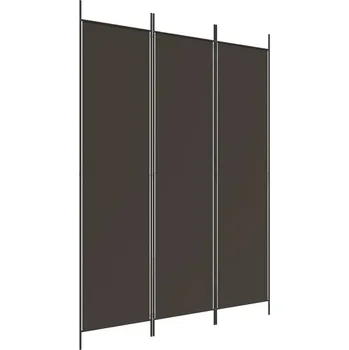 Paraván Lumarko Paraván 3-dílný, hnědý, 150x200 cm, t