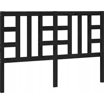 VidaXL Čelo postele, černé, 166x4x100 cm,