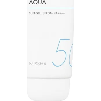 Přípravek na opalování Gel na opalování Missha 50 SPF 50 ml