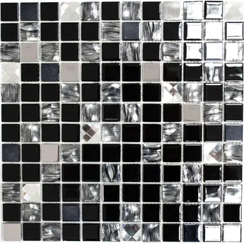 Obklad Samolepicí mozaika SAM 4CM26, 300 × 300 mm, sklo, kov SAM 4CM26