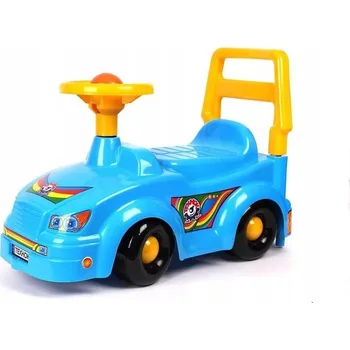 Odrážedlo AUTO ODRÁŽEDLO 2483 MODRÉ ZVUK KLAKSONU