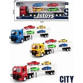 autíčko Autopřepravník se sadou autíček 124 MIX