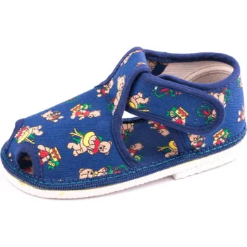 Dívčí bačkory DEMAR Dětské bačkůrky na suchý zip 805 Velikost: 17,5 CHLAPECKÉ