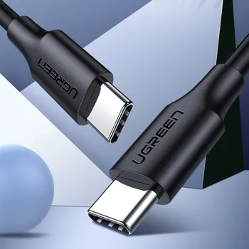 Datový kabel Kabel Ugreen USB typ C - USB typ C 0,5 m černý