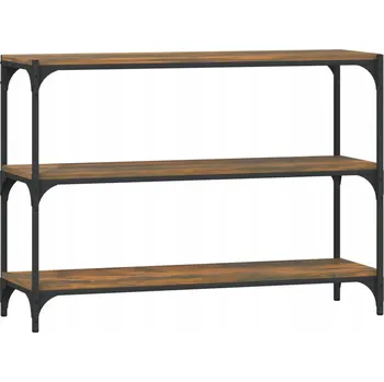 Knihovna Regál na knihy, kouřový dub, 100x33x70,5 cm