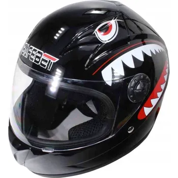 Helma na motorku Motocyklová přilba Safebet HF-909 vel. S černá