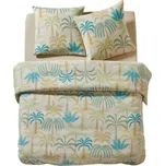 Blancheporte Povlečení Palmeraie s potiskem palem, bavlna Velikost: dvoulůžko 240x220 + 2x63x63 cm