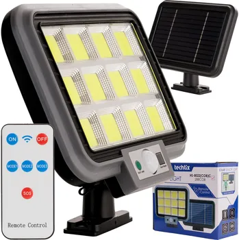 Venkovní osvětlení Solární LED lampa TECHTIX 80 W 1200 lm pro veřejné osvětlení