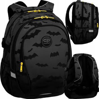 Sportovní batoh Školní batoh vícekomorový CoolPack černý, odstíny žluté a zlaté 29 l