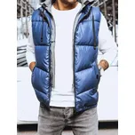 Pánská tmavě modrá vesta FashionStreet TX4143 3XL