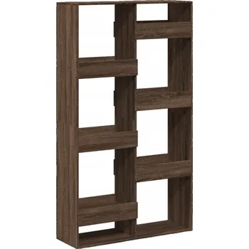 Knihovna Regál/přepážka do pokoje, hnědý dub, 100x33x175 cm