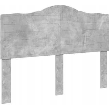 Čelo postele s čelo Betonově šedá 150 cm Kompozitní dřevo