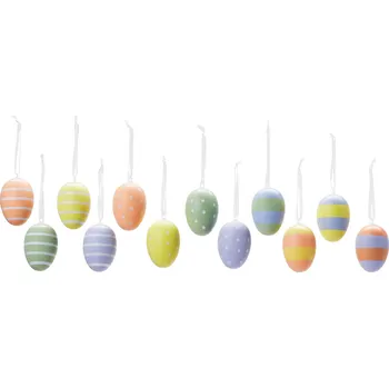 Velikonoční dekorace 700511 - Tchibo - Velikonoční vajíčka - barva: zelená