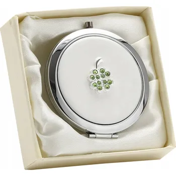 Kosmetické zrcátko Stříbrné kapesní pouzdro se zrcátkem na make-up