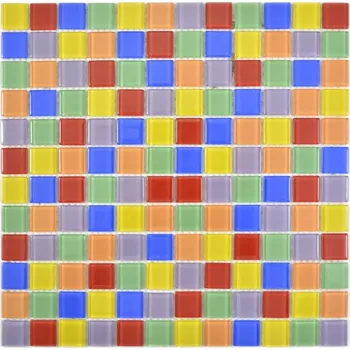 Obklad Skleněná mozaika WzorcowniaStudio 30 x 30 cm, odstíny modré