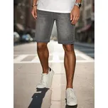 Pánské džínové šortky šedé FashionStreet SX2501 XL