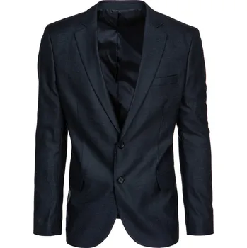 Pánské sako Pánské jednořadové sako v tmavě modré barvě FashionStreet MX0637 181