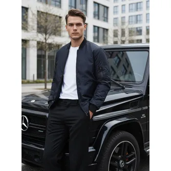 FashionStreet pánská tmavě modrá bunda bomber TX4424 L