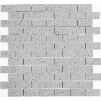 Obklad Mozaika WzorcowniaStudio 30 x 30 cm, odstíny šedé a stříbrné