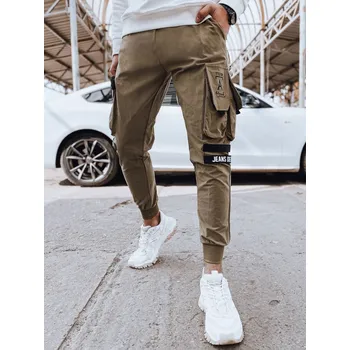 Pánské kalhoty Pánské bojové kalhoty béžové FashionStreet UX4308 L