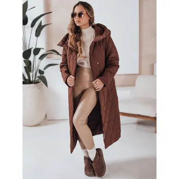 Dámská zimní bunda LIKEMIRA prošívaná hnědá FashionStreet TY4927 S