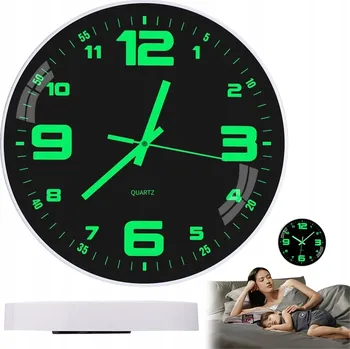 Hodiny Nástěnné hodiny Bedee černé 30 cm