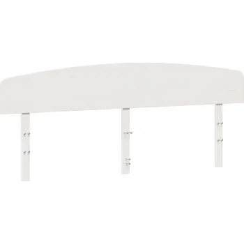 VidaXL Čelo postele, bílé, 200 cm, masiv