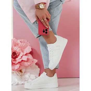 Dámské tenisky JUNOMI dámské tenisky na platformě bílé FashionStreet ZY0859 40